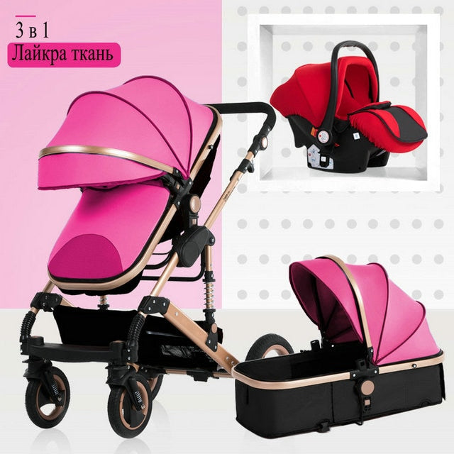 3in1 Baby Stroller With Car Seat System