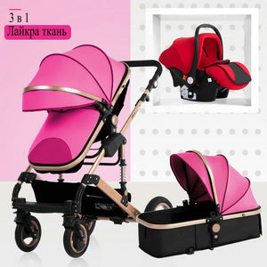 3in1 Baby Stroller With Car Seat System