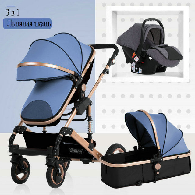 3in1 Baby Stroller With Car Seat System
